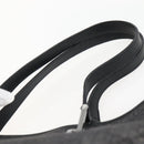 GUCCI GG Canvas Tote Bag Black Silver 31243 Auth gh911-8