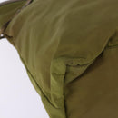 PRADA Tote Bag Nylon Khaki Gold Auth gh915-15