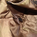PRADA Tote Bag Nylon Khaki Gold Auth gh915-20
