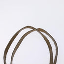 PRADA Tote Bag Nylon Khaki Gold Auth gh915-8