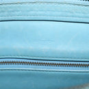 LOUIS VUITTON Monogram Vernis Houston Hand Bag Baby Blue M91005 LV Auth gh916-18