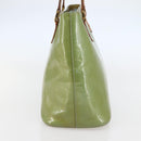 LOUIS VUITTON Monogram Vernis Houston Hand Bag Baby Blue M91005 LV Auth gh916-3