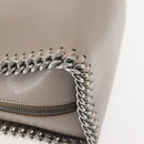 Stella MacCartney Chain Falabella Box Bag Leather 2way Gray 455137 Auth gh917-12