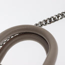 Stella MacCartney Chain Falabella Box Bag Leather 2way Gray 455137 Auth gh917-8