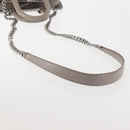 Stella MacCartney Chain Falabella Box Bag Leather 2way Gray 455137 Auth gh917-9