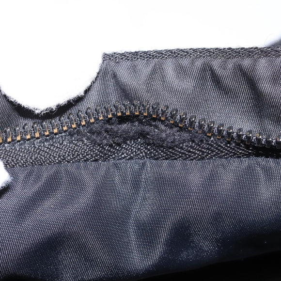 BURBERRY Nova Check Waist bag Nylon Beige Silver Auth gh918