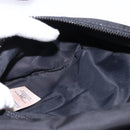 BURBERRY Nova Check Waist bag Nylon Beige Silver Auth gh918-21