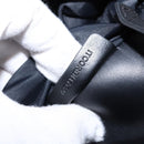 BURBERRY Nova Check Waist bag Nylon Beige Silver Auth gh918-12