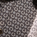 CELINE C Macadam Canvas Hand Bag Brown Gold Auth gh920-10