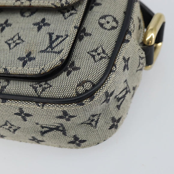 LOUIS VUITTON Monogram Mini Juliet MM Shoulder Bag Blue M92004 LV Auth gh927