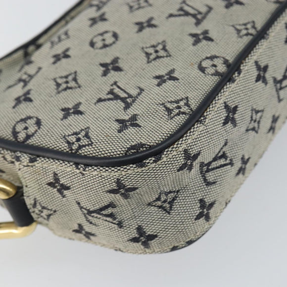 LOUIS VUITTON Monogram Mini Juliet MM Shoulder Bag Blue M92004 LV Auth gh927