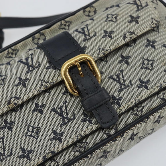 LOUIS VUITTON Monogram Mini Juliet MM Shoulder Bag Blue M92004 LV Auth gh927