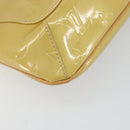 LOUIS VUITTON Monogram Vernis Thompson Street Bag Beige M91301 LV Auth gh928-16