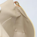 LOUIS VUITTON Monogram Vernis Thompson Street Bag Beige M91301 LV Auth gh928-18