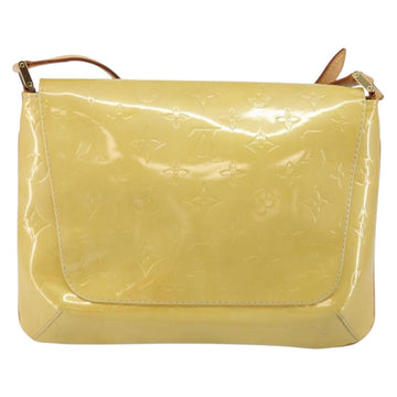 LOUIS VUITTON Monogram Vernis Thompson Street Bag Beige M91301 LV Auth gh928 - 0