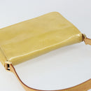 LOUIS VUITTON Monogram Vernis Thompson Street Bag Beige M91301 LV Auth gh928-6