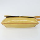 LOUIS VUITTON Monogram Vernis Thompson Street Bag Beige M91301 LV Auth gh928-5