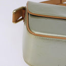LOUIS VUITTON Monogram Vernis Christie GM Shoulder Bag Gris M91148 Auth gh929-14