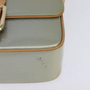 LOUIS VUITTON Monogram Vernis Christie GM Shoulder Bag Gris M91148 Auth gh929-15