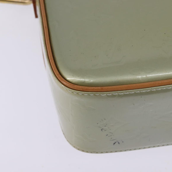 LOUIS VUITTON Monogram Vernis Christie GM Shoulder Bag Gris M91148 Auth gh929