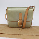 LOUIS VUITTON Monogram Vernis Christie GM Shoulder Bag Gris M91148 Auth gh929-12