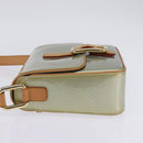 LOUIS VUITTON Monogram Vernis Christie GM Shoulder Bag Gris M91148 Auth gh929-3
