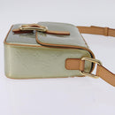 LOUIS VUITTON Monogram Vernis Christie GM Shoulder Bag Gris M91148 Auth gh929-4