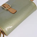 LOUIS VUITTON Monogram Vernis Christie GM Shoulder Bag Gris M91148 Auth gh929-6