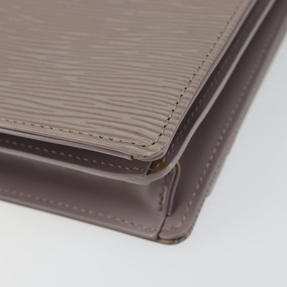 LOUIS VUITTON Epi Biarritz Shoulder Bag Lilac M5293B LV Auth gh932