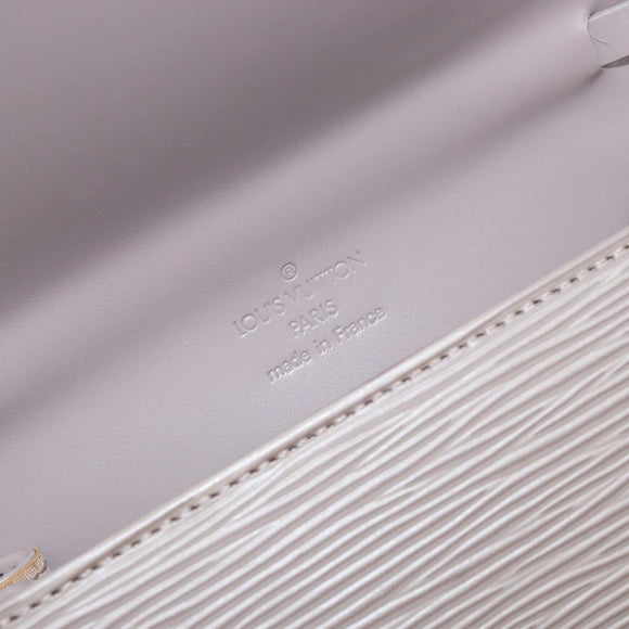 LOUIS VUITTON Epi Biarritz Shoulder Bag Lilac M5293B LV Auth gh932