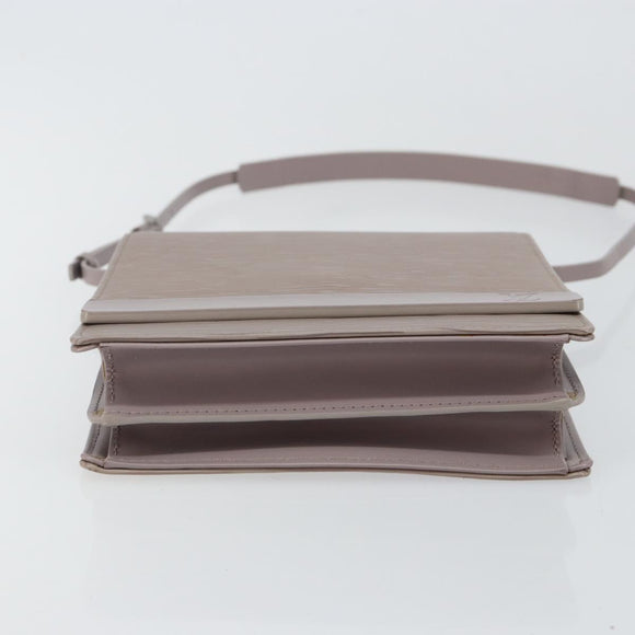 LOUIS VUITTON Epi Biarritz Shoulder Bag Lilac M5293B LV Auth gh932