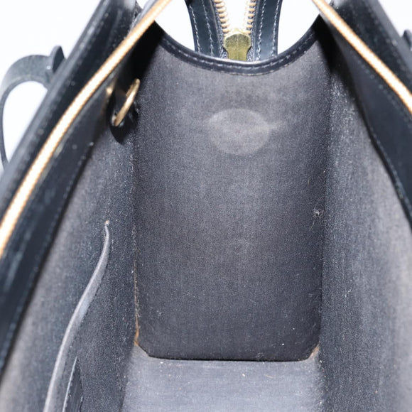 LOUIS VUITTON Epi Croisette PM Tote Bag Black M52492 LV Auth gh933