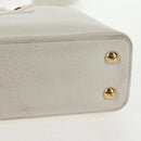 LOUIS VUITTON Capusine BB Bag Taurillon Leather 2way White M55832 LV Auth gh935V-17