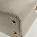 LOUIS VUITTON Capusine BB Bag Taurillon Leather 2way White M55832 LV Auth gh935V-22