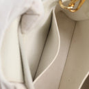 LOUIS VUITTON Capusine BB Bag Taurillon Leather 2way White M55832 LV Auth gh935V-32