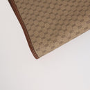 GUCCI Micro GG Supreme Garment Cover PVC Beige Gold Auth gh944-10