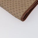 GUCCI Micro GG Supreme Garment Cover PVC Beige Gold Auth gh944-11