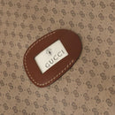 GUCCI Micro GG Supreme Garment Cover PVC Beige Gold Auth gh944-14