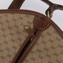 GUCCI Micro GG Supreme Garment Cover PVC Beige Gold Auth gh944-16