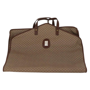 GUCCI Micro GG Supreme Garment Cover PVC Beige Gold Auth gh944 - 0