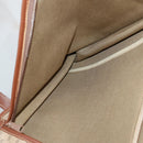 GUCCI Micro GG Supreme Garment Cover PVC Beige Gold Auth gh944-21