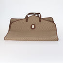 GUCCI Micro GG Supreme Garment Cover PVC Beige Gold Auth gh944-8