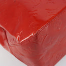 LOUIS VUITTON Monogram Vernis Reade MM Hand Bag Red Rouge M91086 LV Auth gh948-11