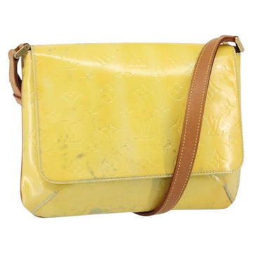 LOUIS VUITTON Monogram Vernis Thompson Street Bag Gris M91008 LV Auth gh949