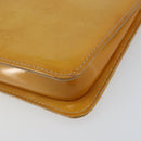 LOUIS VUITTON Monogram Vernis Lexington Pouch Beige M91010 LV Auth gh950-9