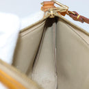 LOUIS VUITTON Monogram Vernis Lexington Pouch Beige M91010 LV Auth gh950-19