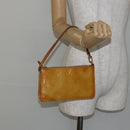 LOUIS VUITTON Monogram Vernis Lexington Pouch Beige M91010 LV Auth gh950-21