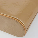 LOUIS VUITTON Vernis Stillwood Vertical Hand Bag Noisette M91364 LV Auth gh952-14