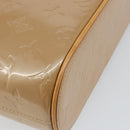 LOUIS VUITTON Vernis Stillwood Vertical Hand Bag Noisette M91364 LV Auth gh952-15