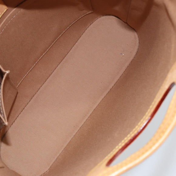 LOUIS VUITTON Vernis Stillwood Vertical Hand Bag Noisette M91364 LV Auth gh952